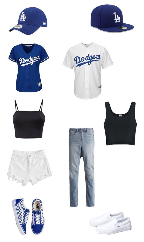 Women Dodger Outfit, Dodger Game Outfit Women Summer, La Dodgers Outfit Women, Cute Dodger Game Outfits, La Dodgers Hat Outfit Women, Dodger Fits, Dodger Jersey Outfit Women, Dodgers Jersey Outfit, Dodger Game Outfit Women