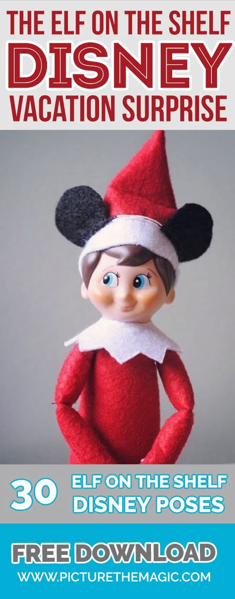 30 Elf on the Shelf Disney Christmas Surprise Ideas Elf On The Shelf Going To Disney, Elf On The Shelf In Disney World, How To Travel With Elf On The Shelf, Elf On The Shelf Disney Cruise, Elf On Shelf Disney Ideas, Elf On The Shelf Disney Surprise, Elf On The Shelf Surprise Disney Trip, Elf Disney Ideas, Vacation Elf On The Shelf Ideas