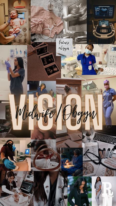 Midwife Wallpaper Medical, Pediatrics Nurse Aesthetic, Gynecologist Wallpaper, Black Doctor Vision Board, Nicu Nurse Vision Board, Obgyn Aesthetic Wallpaper, Doctor Aesthetic Gynecologist, Nursing Career Aesthetic, Sonography Vision Board