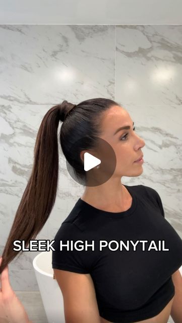 Ainsley Rodriguez on Instagram: "10 MIN SLEEK HIGH PONYTAIL
.
Perfect hairstyle for those dirty hair days!
.
This is my go-to and so easy and simple 🥰
.
#hairtutorial" Sleek High Ponytail, Ainsley Rodriguez, High Ponytail Hairstyles, Sleek Ponytail Hairstyles, Ponytail Hairstyles Easy, Simple Ponytails, Perfect Hairstyle, High Ponytail, Sleek Ponytail