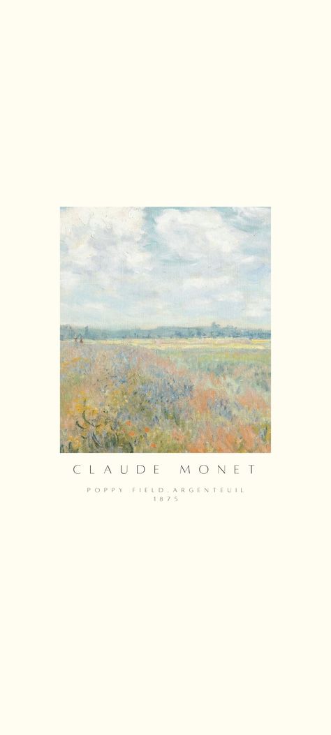 Monet Phone Wallpaper, Claude Monet Wallpaper Iphone, Artsy Phone Wallpaper, Ios18 Wallpapers, Poppy Wallpaper Iphone, Monet Wallpaper Iphone, Claude Monet Paintings Wallpaper, Monet Paintings Wallpaper, Claude Monet Wallpaper