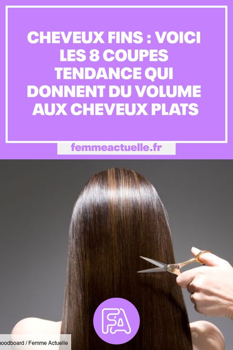 Cheveux fins : voici les 8 coupes tendance qui donnent du volume aux cheveux plats Pin Up, Hair Cuts, Hair