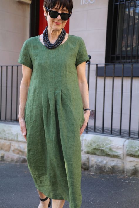 NEW :: THE MILENDA DRESS PATTERN - Sew Tessuti Blog Simple Dress Pattern For Women, New Look Dress Patterns, Pocket Dress Pattern, Linen Dresses Elegant, Back Release, Linen Dress Pattern, Casual Dress Patterns, Sewing Patterns For Women, Simple Dress Pattern