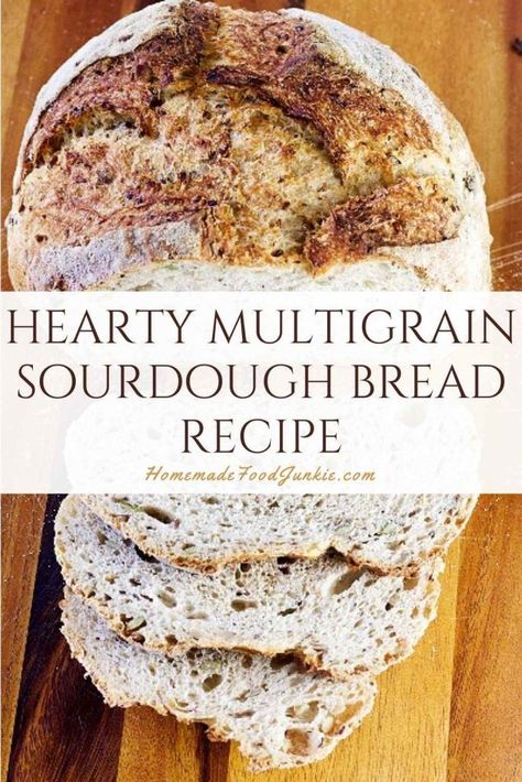 Multigrain Sourdough Bread Recipe, Healthy Sourdough Bread, Ancient Grain Bread Recipe, Multigrain Sourdough Bread, Ancient Grains Bread, Multigrain Bread Recipe, Artisan Sourdough Bread Recipe, Multi Grain Bread, Multigrain Bread