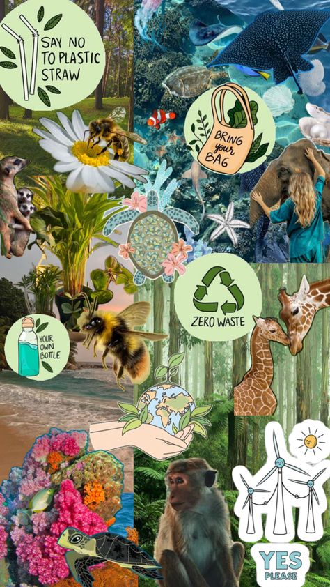 Dream Collage, Environmentally Friendly Living, Granola Girl Aesthetic, Wildlife Biologist, Nature Collage, Eco Life, Hippie Aesthetic, Love The Earth, Poetry Art