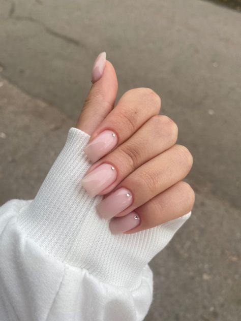 American Nails, Builder Gel Nails, Subtle Nails, Basic Nails, Casual Nails, Blush Nails, Classy Acrylic Nails, Cute Gel Nails, Cool 3d