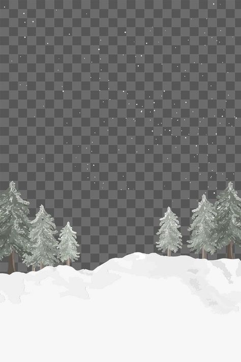 Winter Border, Snow Christmas Tree, Snow Overlay, Snow Vector, Christmas Decora, Christmas Tree Png, Border Png, Tree Png, Png Aesthetic