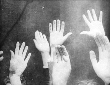 Hans Richter, Show Of Hands, Human Interaction, Film Stills, Red Background, Electronic Music, Cinematography, Short Film, Surrealism