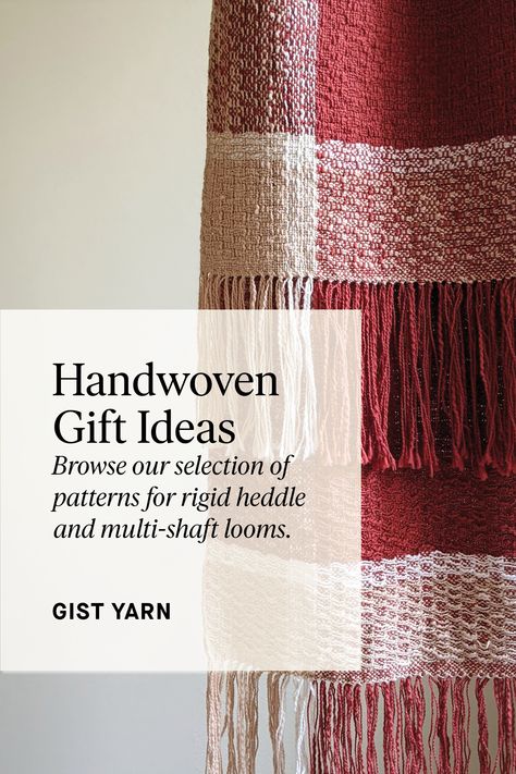 How To Hand Weave Blanket, Weaving Blanket Loom, Woven Shawl Patterns, Woven Scarf Pattern, Rigid Heddle Scarf Patterns, Scarf Weaving Patterns, Rigid Heddle Weaving Projects Ideas, Handwoven Dish Towels, Rigid Heddle Loom Projects