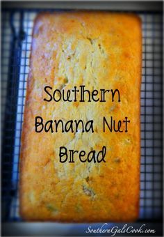 Southern Banana Nut Bread- SouthernGalsCook.com This bread is made with sour cream to add that extra moistness for something so delightful you will throw away any other Banana Bread recipe you have! Banana Bread Recipe Easy Moist, Recipe With Sour Cream, Sour Cream Banana Bread, Bread Banana, Banana Recipe, Banana Nut Bread Recipe, Nut Bread Recipe, Banana Bread Recipe Moist, Pane Dolce