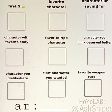 genshin check ig also follow me on hoyolab please seriously please (the watermark is my username) Genshin Challenge Template, Genshin Template Game, Genshin Ship Chart Template, Genshin Impact Template, Genshin Oc Template, Genshin Template, Genshin Oc, Dice Template, Oc Template