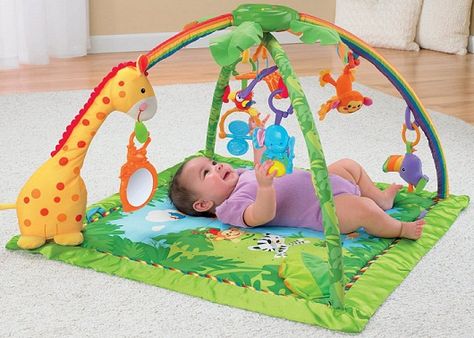 Fisher Price Baby Toys, 2 Month Old Baby, Baby Activity Gym, Fisher Price Baby, Baby Play Gym, 3 Month Old Baby, Mattel Shop, Toys By Age, Fisher Price Toys