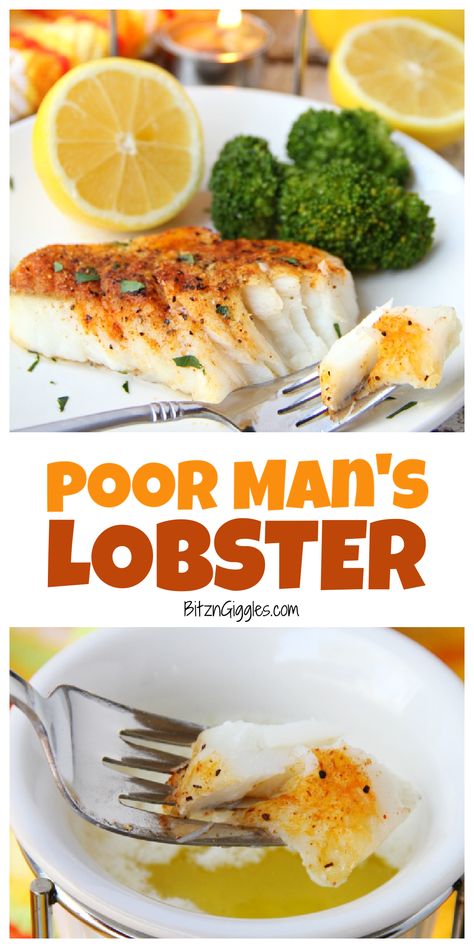 How To Make Cod Taste Like Lobster, Poor Mama Lobster, Poor Man’s Lobster Cod, Poor Mans Lobster Cod Boiled, Poor Man Lobster Recipes, Mock Lobster With Cod, Cod That Tastes Like Lobster, Poor Man’s Lobster Recipe, Poor Mans Lobster Cod Baked Fish