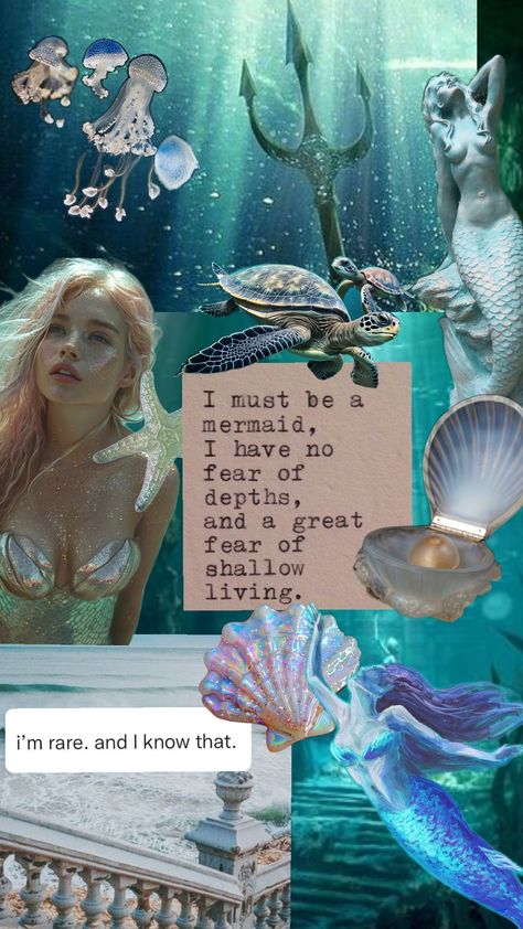 Mermaid Feminine Spirituality, Mermaid Core, Divine Feminine Spirituality, Real Mermaids, Mermaid Aesthetic, Past Life, Divine Feminine, Mermaid, Spirituality