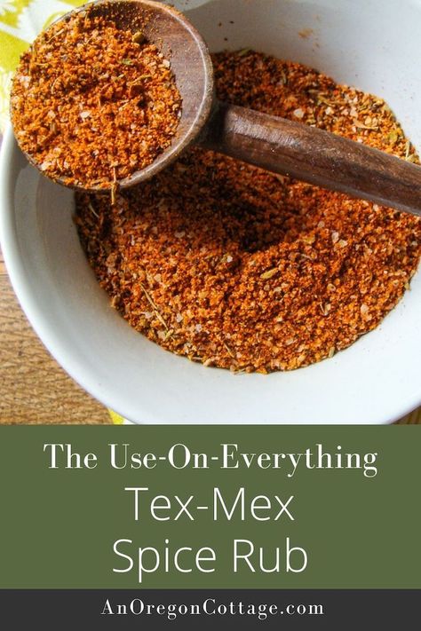 With this versatile Tex-Mex spice mix in your cupboard, you have an immediate flavor seasoning that is amazing with grilled and roasted meats and vegetables - and even salads and slaws. Current Recipes, Aaron Franklin, Diy Seasonings, Rub Seasoning, Herb Blends, Oregon Cottage, Homemade Vinaigrette, Spice Rubs, Homemade Seasoning