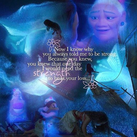 Loss Of A Grandmother, Grandma Tala, Moana Quotes, My Safe Place, Monogram Wallpaper, Movie Love Quotes, Disney Princess Quotes, Disney Movie Quotes, Enchanted Rose