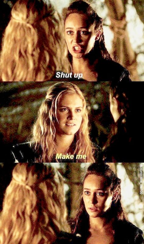 The 100 Memes Funny, Clexa The 100, Lexa E Clarke, The 100 Quotes, The 100 Characters, Lexa Y Clarke, Alycia Jasmin Debnam Carey, Clarke And Lexa, Lexa The 100