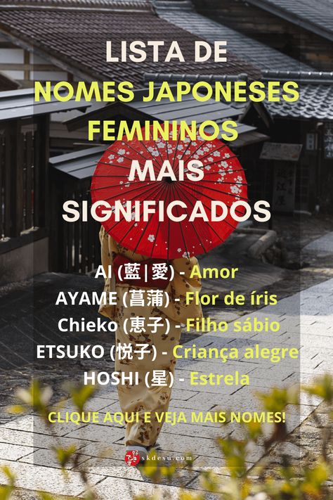 Procurando nomes japoneses femininos para colocar no seu filho ou animal de estimação? Acompanhe uma lista com dezenas de nomes femininos japoneses e seus significados em ideogramas japoneses (kanji). #nomesjaponeses #nomesjaponesesfemininos #nomesjaponeseseseussignificados #nomesjaponesesfemininoslista #listadenomesjaponesesfemininos #nomesjaponesesfemininoseseussignificados #kanjisfemininos #kanji Otaku Meme, Naruto Shippuden Sasuke, Japanese Language, Anime Naruto, Demon Slayer, Naruto, Pasta, Japan, Memes