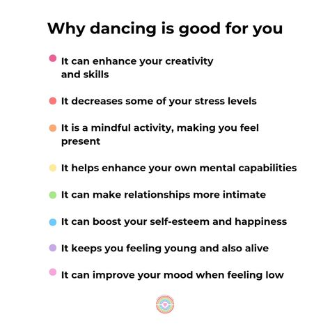 Dancing is not only a wonderful form of self-expression, but it's also incredibly beneficial for your physical and mental well-being. Whether you're busting a move in your living room or taking a formal dance class, the act of dancing can boost your mood, reduce stress, improve flexibility, and even enhance cognitive function. So next time you feel like letting loose, remember that dancing isn't just fun – it's good for you too! I love dancing. 💃 Do you love dancing? #DanceYourHeartOut #... How To Be Good At Dancing, Bust A Move, Formal Dance, Boost Your Mood, Therapy Worksheets, Todo List, Feel Younger, Improve Flexibility, Life Tips