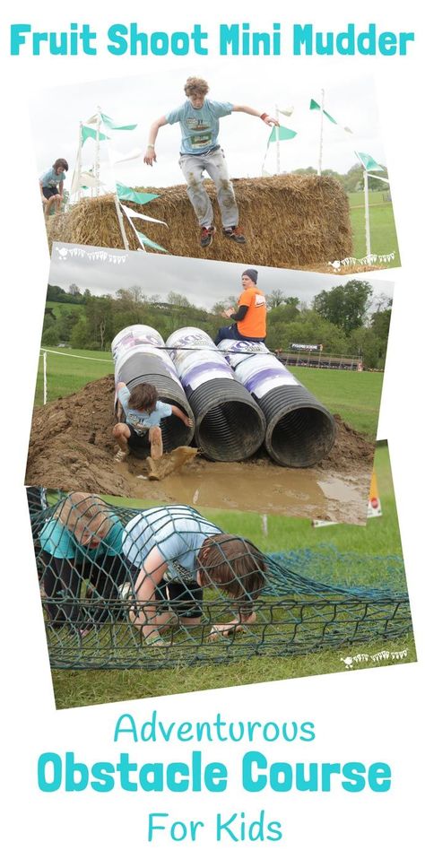 Do your kids like to get muddy and enjoy a challenge? They'll love Fruit Shoot Mini Mudder, a one mile obstacle course mud run for adventure-seeking kids. Kids Mud Run, Backyard Obstacle Course, Fruit Shoot, Kids Obstacle Course, Outside Games, Kids Mud, Kids Craft Room, Mud Run, Tough Mudder