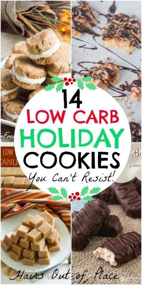 Low Carb Holiday Desserts, Low Carb Christmas Recipes, Low Carb Cookies Recipes, Low Carb Christmas, Healthy Christmas Recipes, Keto Christmas Cookies, Keto Holiday Recipes, Low Carb Holiday, Tried And True Recipes