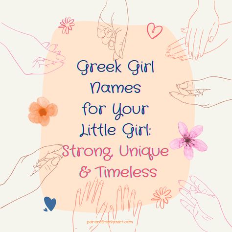 Greek Girl Names for Your Little Girl: Strong, Unique, and Timeless Names With Beautiful Meanings, Greek Girl Names, Girl Names With Meaning, Goddess Names, Greek Names, Beautiful Meaning, Classic Names, The Perfect Girl, Greek Myths