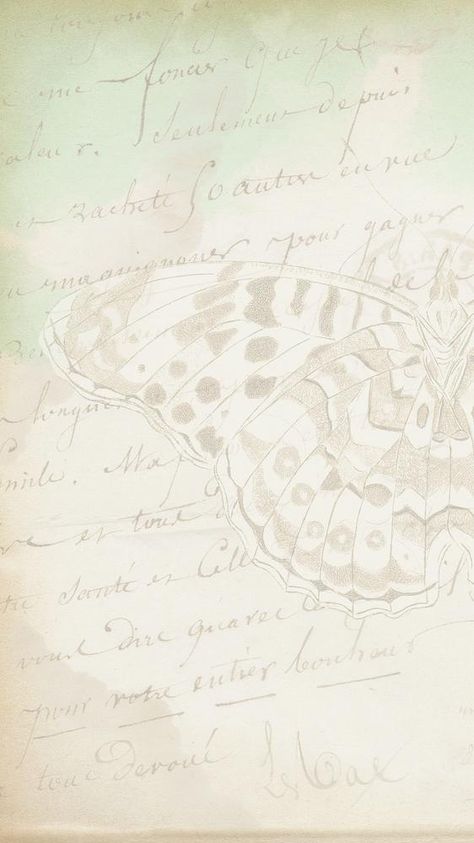 Butterfly Iphone Wallpaper Aesthetic, Aesthetic Note, Pretty Background, Old Paper Background, Blank Background, Paper Note, Scrapbook Background, Butterfly Illustration, Papercraft Templates