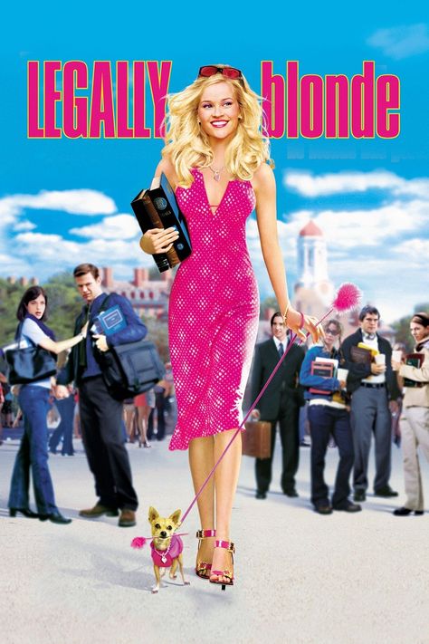 Reese Witherspoon Legally Blonde, Legally Blonde Movie, Blonde Movie, Matthew Davis, Girly Movies, Selma Blair, Teen Movies, Elle Woods, Movie Covers