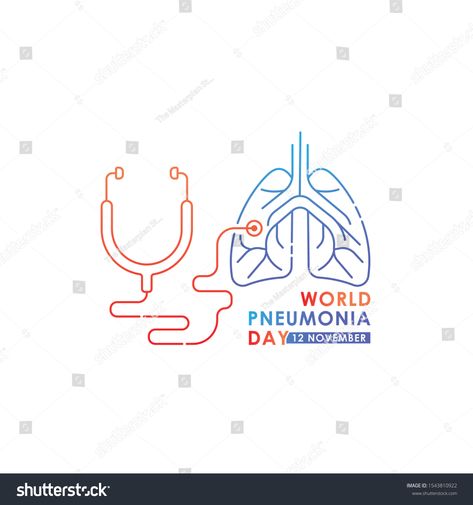 World Pneumonia Day - Lungs Vector logo poster illustration of World Pneumonia Day on 12 November. Healthcare and medical care awareness campaign. #Ad , #affiliate, #Vector#logo#poster#Lungs World Pneumonia Day, Logo Poster, 12 November, Poster Illustration, Awareness Campaign, Lungs, Medical Care, Vector Logo, Health Care