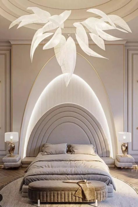 Modern Luxury Bedroom Design, Futuristic Bedroom, Elegant Bedroom Decor, Luxury Bedroom Furniture, Modern Luxury Bedroom, Modern Bedroom Interior, Luxury Bedroom Design, Bedroom Decor Inspiration, Luxurious Bedroom