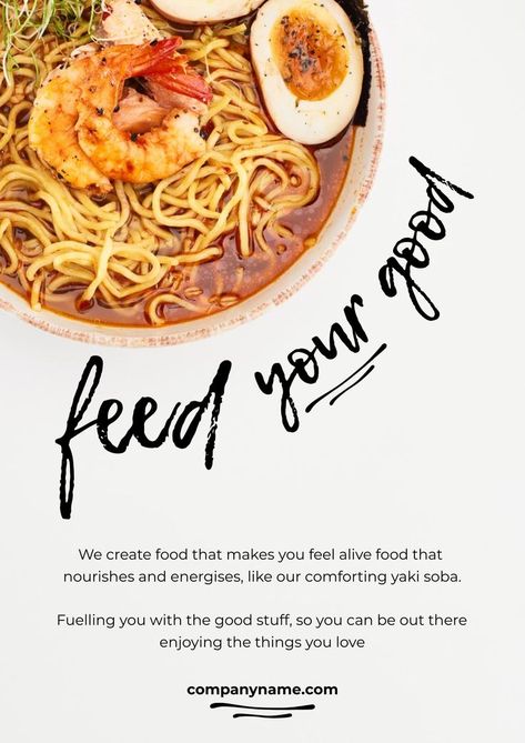 Ramen Poster, Yaki Soba, Restaurant Ad, Restaurant Poster, Online Poster, Food Content, Food Graphic Design, Food Channel, Food Poster Design