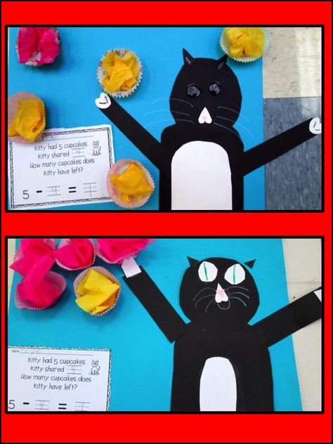 If you give a cat a cupcake Pets Craft, First Grade Ideas, Cupcake Costume, Ideas For The Classroom, Cooking In The Classroom, Laura Numeroff, Books School, Fab 5, Educational Website