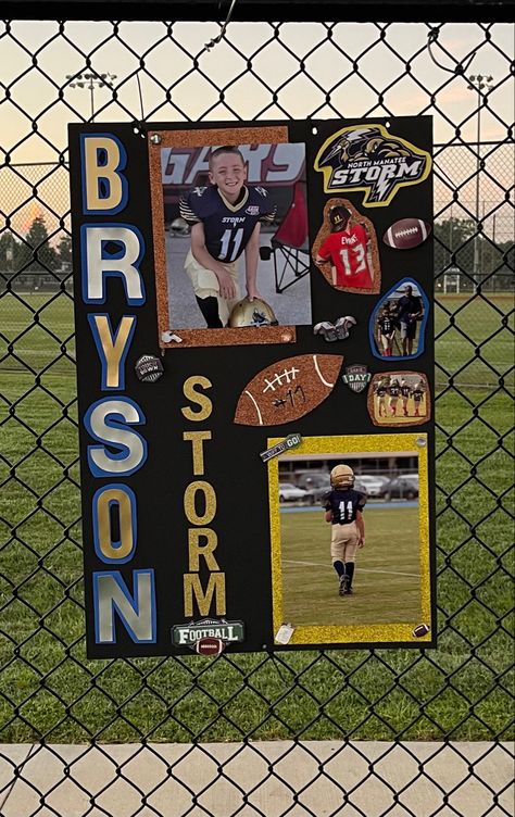 Homecoming Football Posters For Players, Homecoming Posters Football, Football Homecoming Posters, Homecoming Football Posters, Homecoming Poster Ideas Football, Football Poster Ideas For Players, Senior Football Posters, Cheer Homecoming, Senior Boards