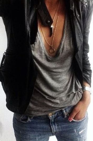 Casual Chique Stijl, Athleisure Trend, Women Fashion Edgy, Leather Jacket Outfits, Looks Black, Black Women Fashion, Fashion Tips For Women, Fall Fashion Trends, Outfit Idea