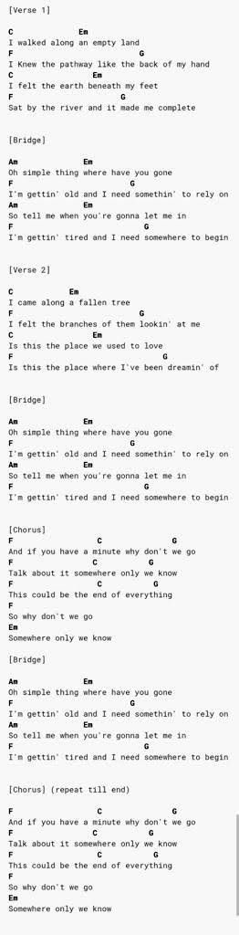 Somewhere Only We Know Ukulele, Ukulele Songs Beginner, Where Have You Gone, Somewhere Only We Know, Ukulele Songs, Hand Felted, Autumn Trees, Ukulele, Let It Be