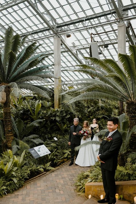 Luxury Chicago Wedding at Garfield Park Conservatory - Garfield Park Conservatory Chicago, Garfield Conservatory Chicago, Chicago Athletic Association Hotel, Chicago Athletic Association, Garfield Park Conservatory, Conservatory Wedding, Chicago Wedding Venues, 1st Wedding Anniversary, Luxurious Wedding