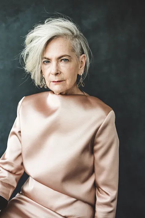 The Same But Different - by Lyn Slater - How To Be Old Grey Hair Undercut, Current Haircuts, Accidental Icon, Undercut Bob, Same But Different, My Identity, First Haircut, Over 60 Fashion, Transition To Gray Hair