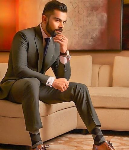 Virat Kohli Wiki, Biography, Age, Height, Wife, family, facts and more Virat Kohli Hairstyle, Man Dress Design, Best Wedding Suits, Indian Team, Groom Dress Men, Indian Wedding Poses, Stylish Mens Suits, Wedding Dresses Men Indian, Groom Photoshoot