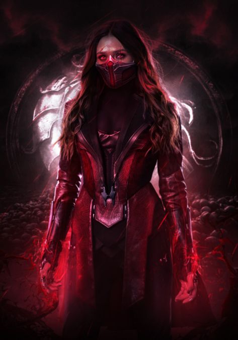 ArtStation - MORTAL KOMBAT - SKARLET (ELIZABETH OLSEN ... Scarlet Witch Avengers, Elizabeth Olsen Scarlet Witch, Scarlet Witch Marvel, Marvel Superhero Posters, Scarlett Witch, Marvel Girls, Marvel Women, Marvel Wallpaper, Elizabeth Olsen