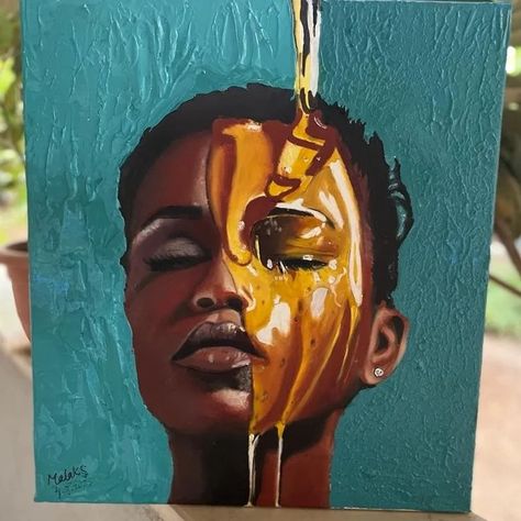 Art Storage, Oil Portrait, Drip Painting, Christian Art, Portrait Art, Face Painting, Rihanna, The Artist, Skin Tones