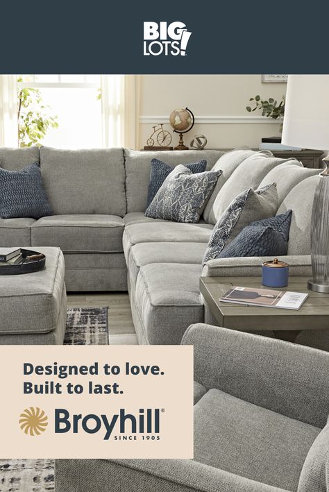 Big Lots Furniture Living Room, Big Lots Furniture, Coastal Ideas, Broyhill Furniture, Furniture Living Room, Room Color, Living Room Collections, Built To Last, Big Lots