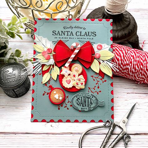 {Flutter} by Atomicbutterfly Card Cookies, Santa Mail, Candy Buttons, Papertrey Ink Cards, Pattern Stamping, Tree Cookies, Kris Kringle, Going Places, Distress Oxide Ink