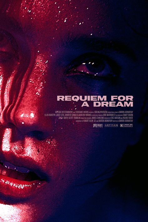 RYVE — Eyes Wide Shut Requiem Of A Dream, 2000 Poster, Requiem For A Dream, Iconic Movie Posters, Best Movie Posters, Septième Art, Film Poster Design, I Love Cinema, Movie Covers