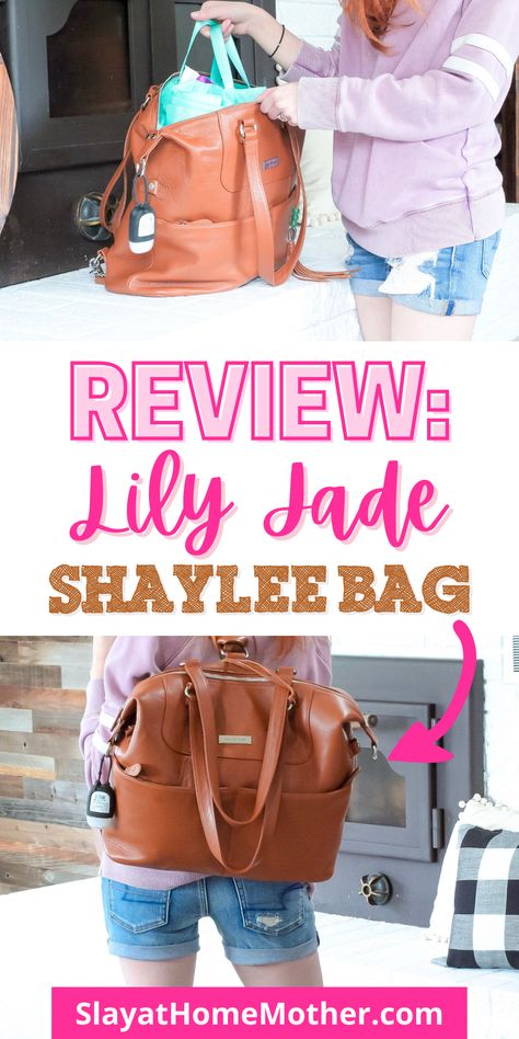 I'm reviewing and featuring the Shaylee diaper bag from Lily Jade - #lilyjade #shaylee #slayathomemother #diaperbag #diaperbags Lily Jade, Diaper Bag Organization, Stylish Diaper Bag, Backpack Diaper Bag, Second Pregnancy, Bag Insert, Diaper Bag Backpack, Llbean Backpack, Pregnancy Workout