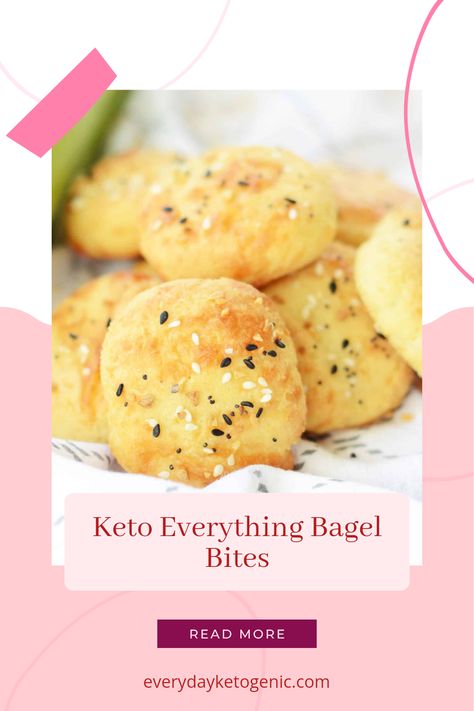 If you're on a keto diet but miss the taste of bagels, you have to try these Keto Everything Bagel Bites! Made with melted mozzarella, almond flour, and cream cheese, these delightful bites pack a flavor punch. Ideal for low carb snacking, these keto-friendly treats pair perfectly with some cream cheese dip or served with your favorite veggies. Whether you're meal prepping or just looking for a tasty snack, you can enjoy these healthy, flavorful bites while sticking to your keto lifestyle. Grab the full recipe and savor every bite! Everything Bagel Bites, Keto Everything Bagel, Bagel Bites Recipe, Keto Everything, Savory Brunch, Low Carb Muffin Recipes, Low Carb Bagels, Easy Breakfast Options, Mini Bagels