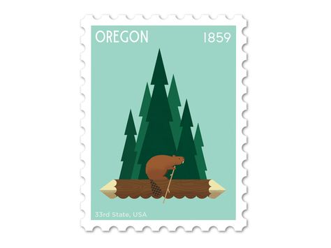 Oregon Postage Stamp, Oregon Stamp Tattoo, Stamp Tattoo, Postage Stamp, Stamp Design, Postage Stamps, I Tattoo, Abstract Pattern, Global Community