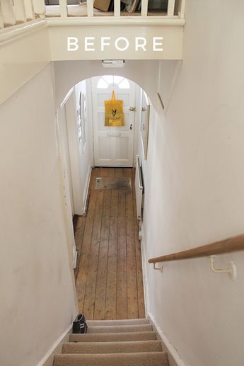 Victorian Terrace Hallway, Small Hallway Decorating, Edwardian Hallway, Small Entrance Halls, Victorian Stairs, Stairs And Hallway Ideas, Victorian Terrace Interior, Landing Decor, Terrace Interior