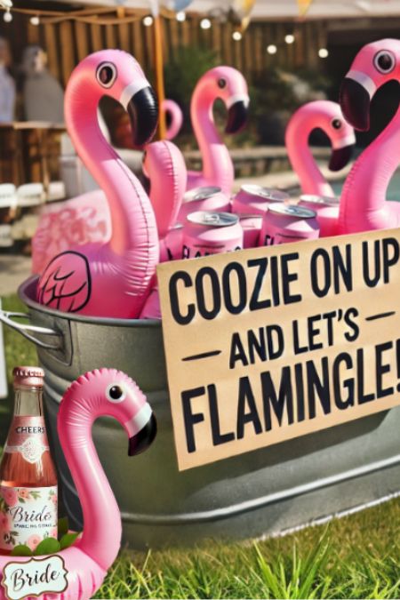 Flamingo Themed Bridal Shower Ideas Pool Party Bridal Shower Theme, Bridal Shower Pool Party, Summer Bridal Shower Ideas, Themed Bridal Shower Ideas, Flamingo Cupcakes, Flamingo Drink, Flamingo Wedding, Shower Activities, Orange Icing