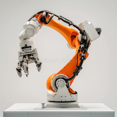 Industrial Robot Arm royalty free stock images Robotic Arm Aesthetic, Robotic Prosthetics, Arcane Oc, Parker Aesthetic, Robot Factory, Robotic Arms, Industrial Robotic Arm, Concept Drawing, Mechanical Arm