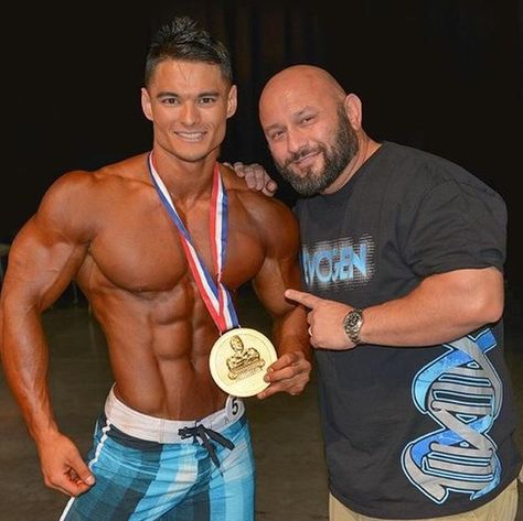 The Pro Creator, Hany Rambod, with our Physique Olympia Champion - Jeremy Buendia Hany Rambod, Muscle Morph, Jeremy Buendia, Perfect Physique, Bodybuilders Men, Muscle Men, Male Body, Bodybuilder, Olympia